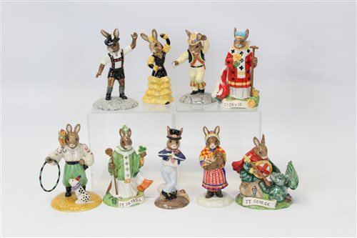 Lot 2123 - Six Royal Doulton Bunnykins Exclusively for...