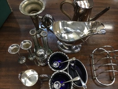 Lot 702 - Various silver and plate