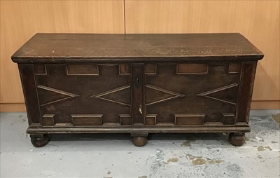 Lot 928 - 18th century continental coffer