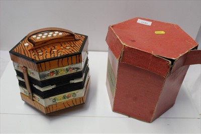 Lot 1741 - Commander foreign made squeeze box in original box