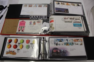 Lot 1155 - Large collection of stamps including GB First Day Covers, mostly illustrated in albums.