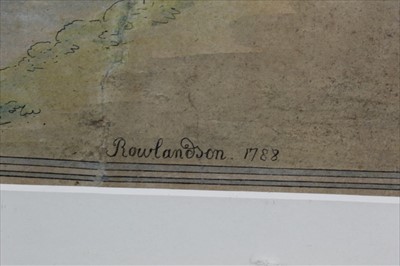 Lot 69 - Thomas Rowlandson 1756-1827 - Hand coloured engraving The Refreshment