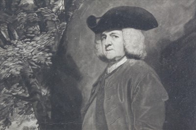 Lot 1007 - J R Smith after Sir Joshua Reynold- Mezzotint portrait of Reverend Richard Robinson