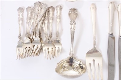 Lot 211 - Selection American sterling silver flatware