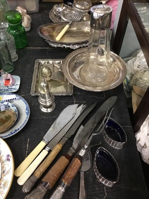 Lot 170 - General silver and plate etc