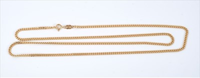 Lot 507 - 9ct gold chain