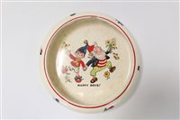 Lot 2144 - Noddy Ware child's bowl - Happy Days