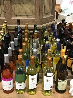 Lot 41 - Forty bottles of assorted wines, predominantly white - French and Italian