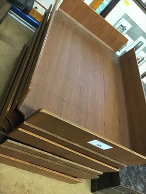 Lot 45 - Six stylish wooden desk trays