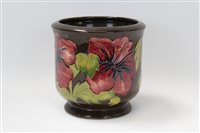 Lot 2147 - Moorcroft pottery jardinière decorated in the...