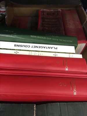 Lot 49 - Three boxes of assorted ceramics, silver plate, books and sundries