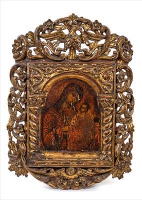 Lot 640 - Fine late 17th / early 18th century Greek icon