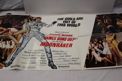 Lot 1058 - Film Posters Two long James Bond Moonraker US 1979 United Artists