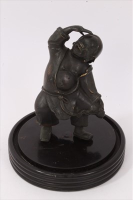 Lot 771 - 19th Century Japanese bronze figure