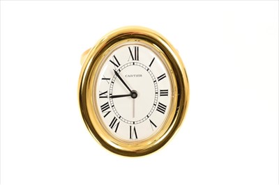 Lot 567 - Cartier timepiece in original Cartier box