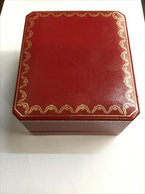 Lot 567 - Cartier timepiece in original Cartier box