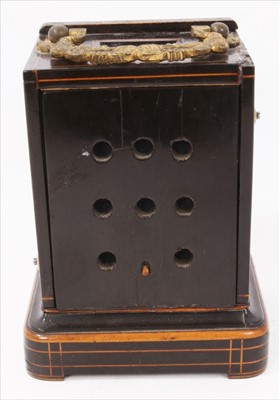 Lot 603 - Leroy Paris - 19th century wooden cased carriage clock