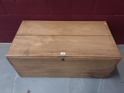 Lot 855 - Nest of three teak chests with metal side handles