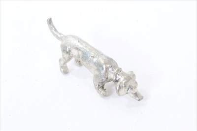 Lot 219 - Group of miniature metal animals.