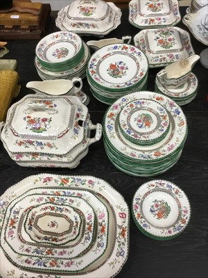 Lot 156 - Extensive Copeland Chinese Rose pattern dinner service
