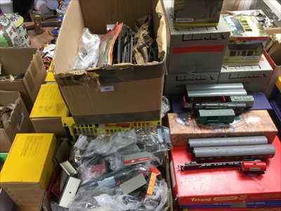 Lot 300 - Large collection of Hornby OO Gauge  model railway and other railway