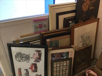 Lot 302 - Large group of assorted pictures and prints