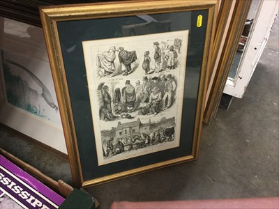 Lot 309 - Group of various pictures and prints