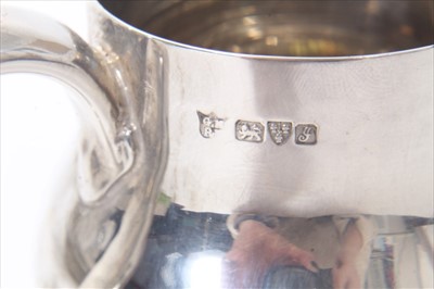 Lot 224 - Edwardian silver cream jug