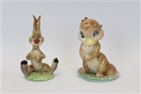 Lot 2189 - Two Beswick David Hand's Animaland figures -...