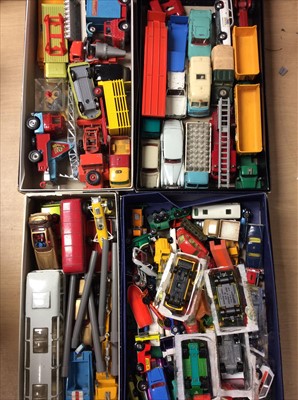 Lot 428 - Selection of diecast toy vehicles including Matchbox, Corgi etc