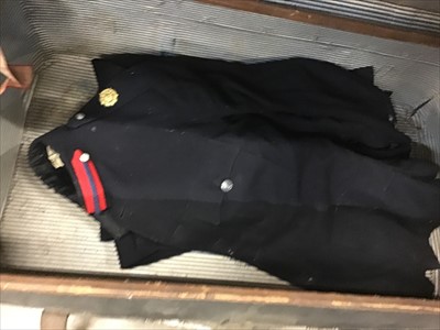 Lot 149 - Formally the property of the late Lt. Col. Guy Blewitt D.S.O. and Bar, M.C., D.L. - 1930s Deputy Lord Lieutenants uniform including jacket, trousers, gloves and Sam Brown belt, contained in named j...