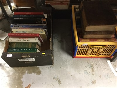 Lot 363 - Five boxes of various books to include Antiquarian books and others (5 boxes)