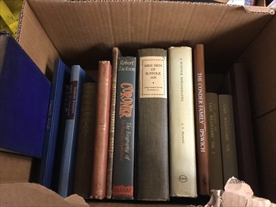Lot 375 - One box of Suffolk related books