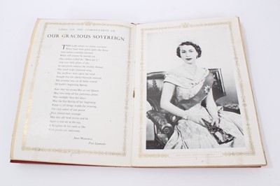Lot 102 - The Coronation of H.M.Queen Elizabeth II 1953 luxury red leather bound Souvenir programme
