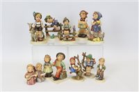 Lot 2203 - Collection of twelve Hummel figures -...