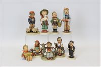 Lot 2204 - Collection of ten Hummel figures - including...