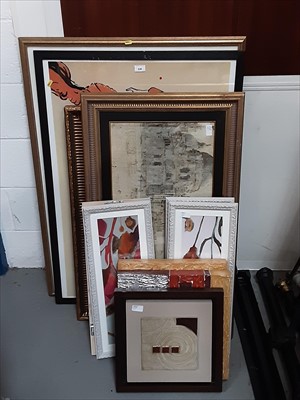 Lot 538 - Selection of modern prints and pictures