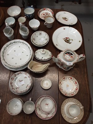 Lot 542 - Collection of 18th and 19th C. English and continental teawares