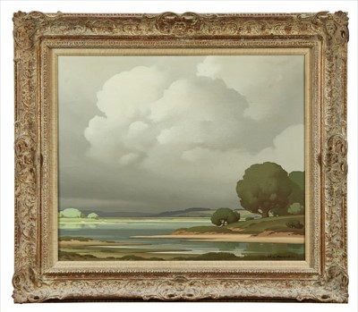 Lot 956 - *Pierre De Clausade (1910-1976) oil on canvas, landscape, signed