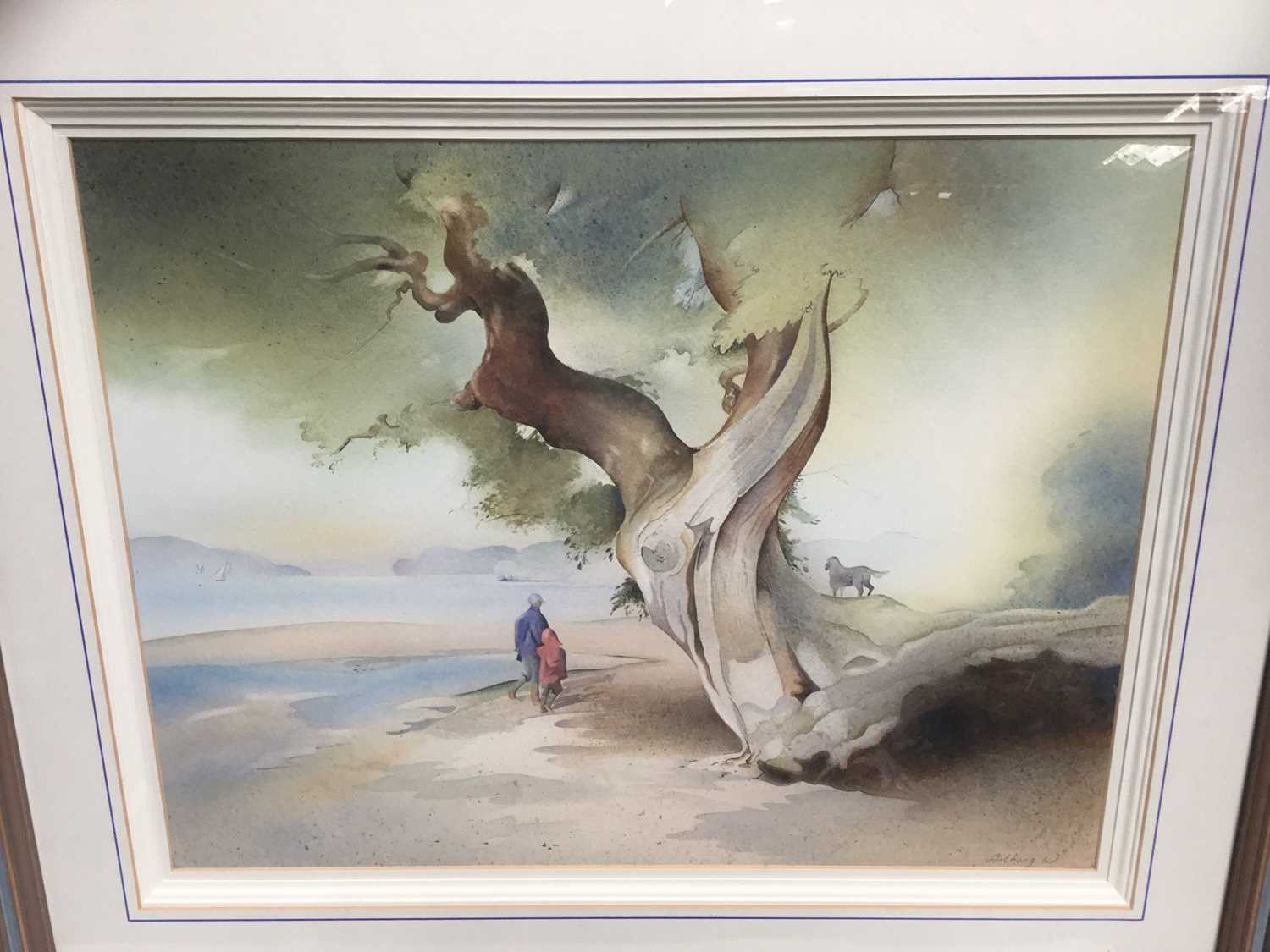 Lot 65 - Anthony Wells (20th century) pair of watercolours