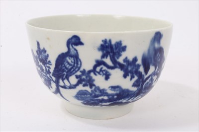 Lot 98 - Worcester tea bowl and saucer, circa 1770-85