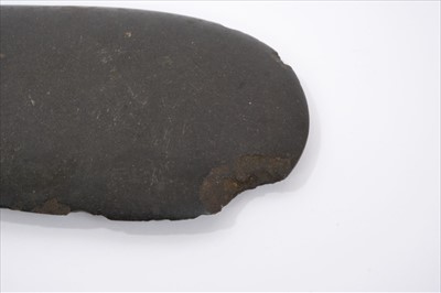 Lot 772 - Antique Maori basalt war club