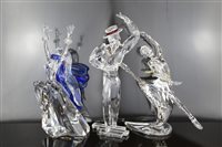 Lot 2218 - Set of three Swarovski crystal Magic of Dance...