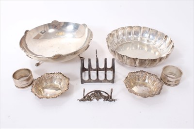 Lot 260 - Selection of late19th / early 20th century silver.