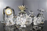 Lot 2219 - Selection of Swarovski crystal items -...