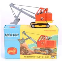 Lot 2814 - Corgi Toys - Priestman 'Cub' shovel 1128, in...