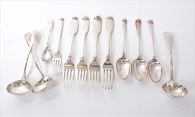 Lot 281 - Selection of miscellaneous silver flatware.