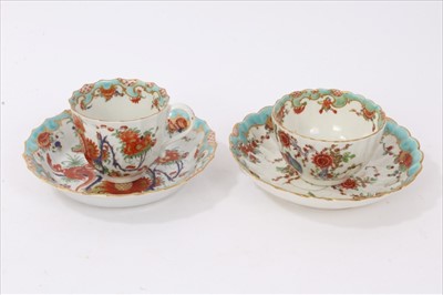Lot 147 - Worcester coffee cup and saucer, circa 1770