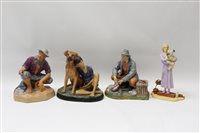 Lot 2227 - Four Royal Doulton figures - Beachcomber...