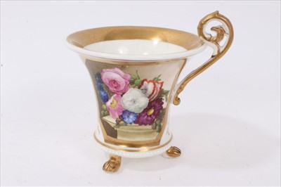 Lot 136 - English porcelain cabinet cup, in Empire style, circa 1820